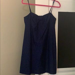 Navy blue lace lily pulitzer dress